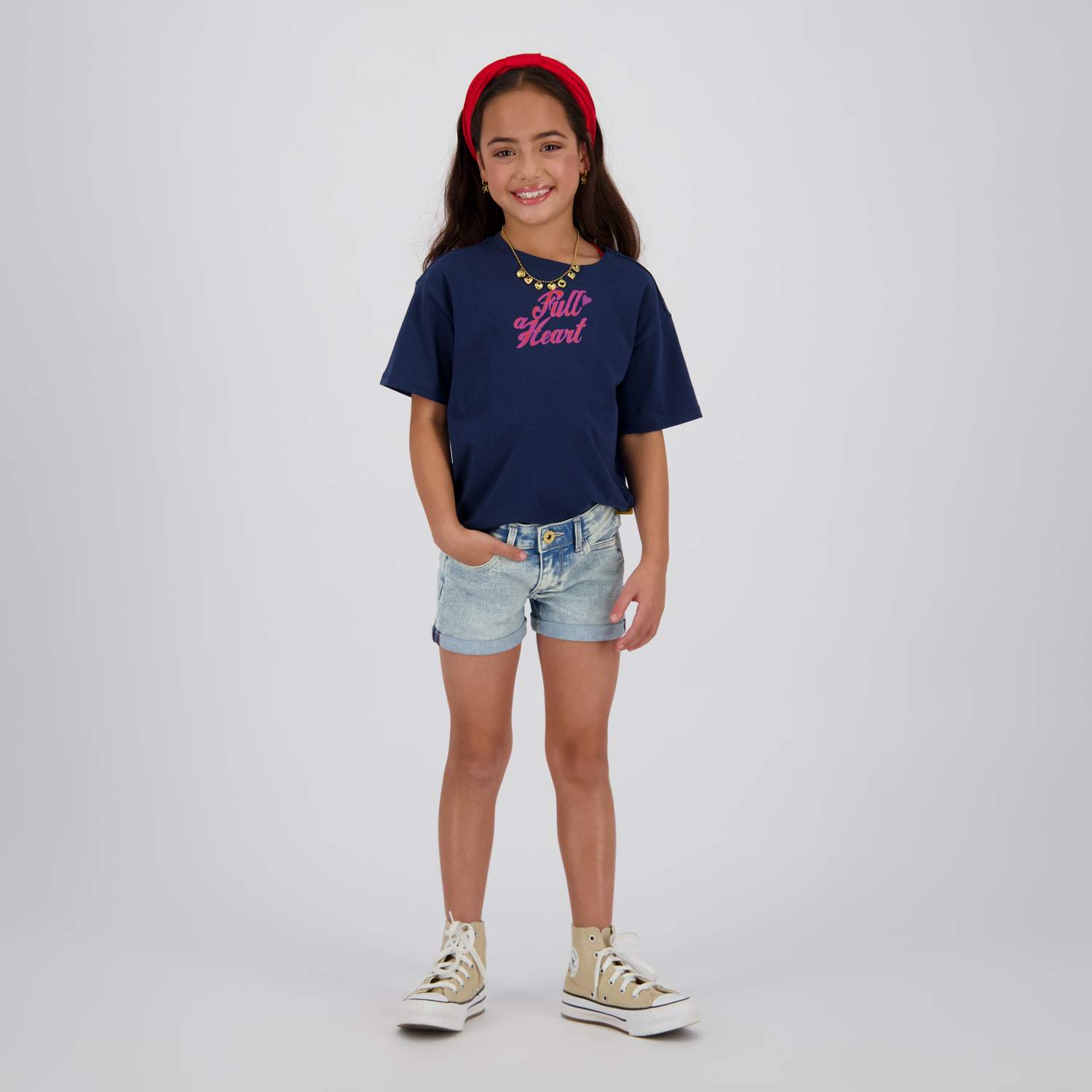Vingino Damara icon jeans korte broek