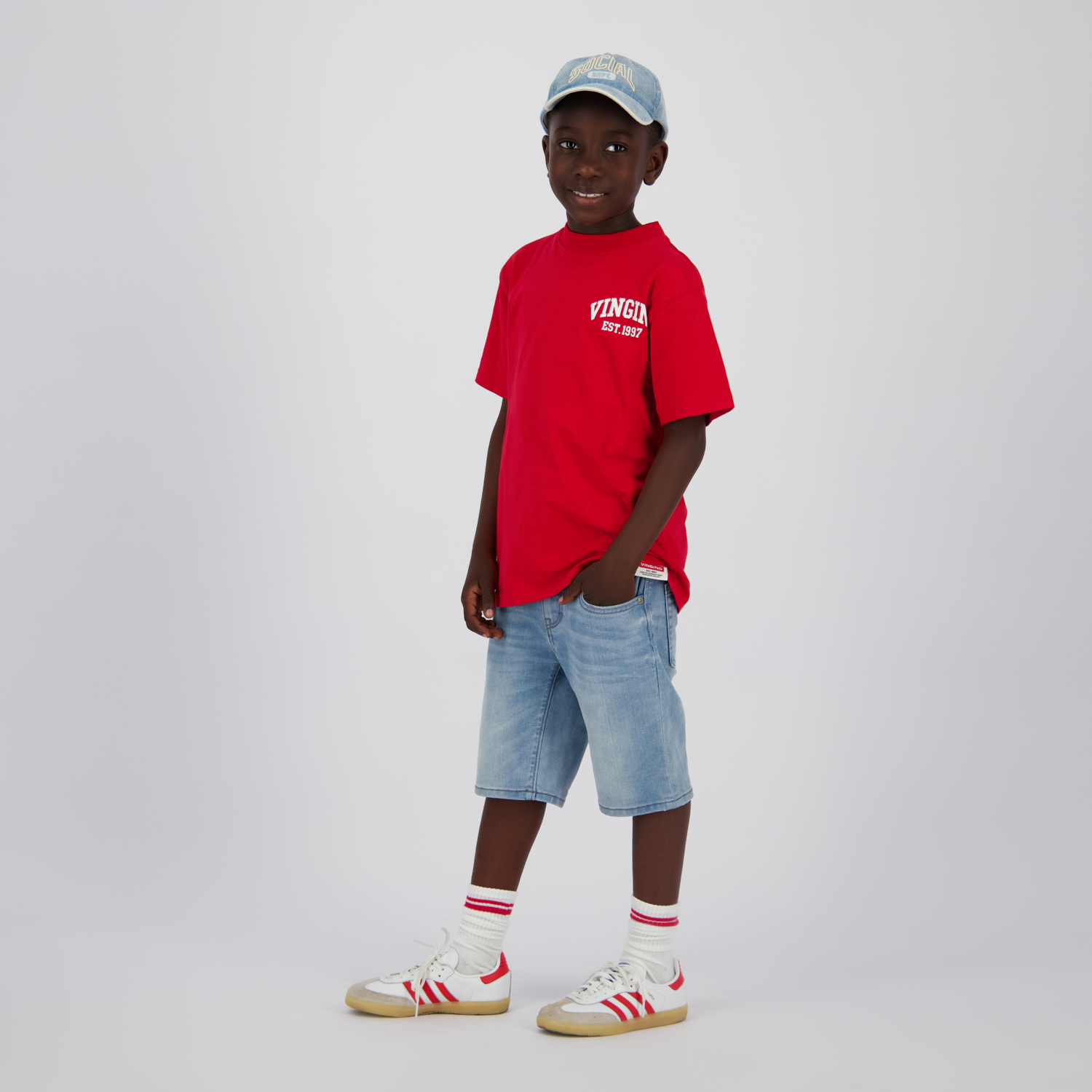 Vingino Charlie icon jeans korte broek
