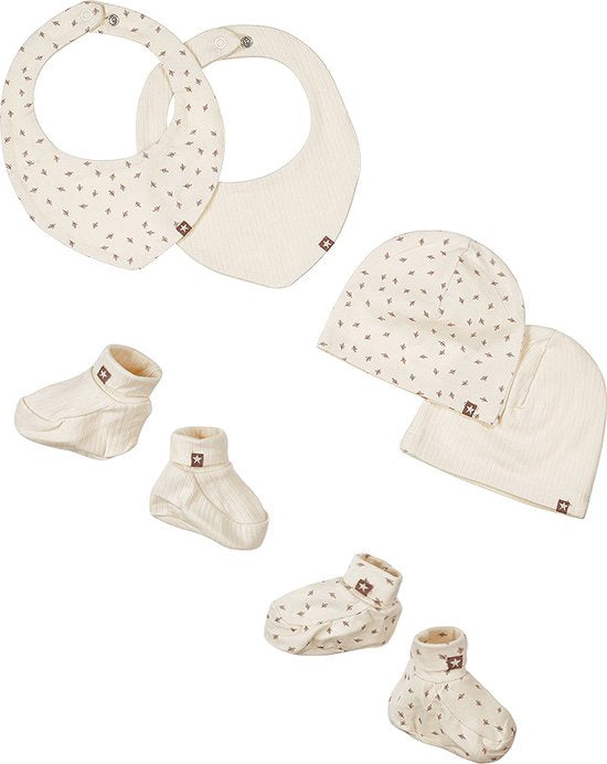Dirkje Baby Set Off White 6-Pack One Size