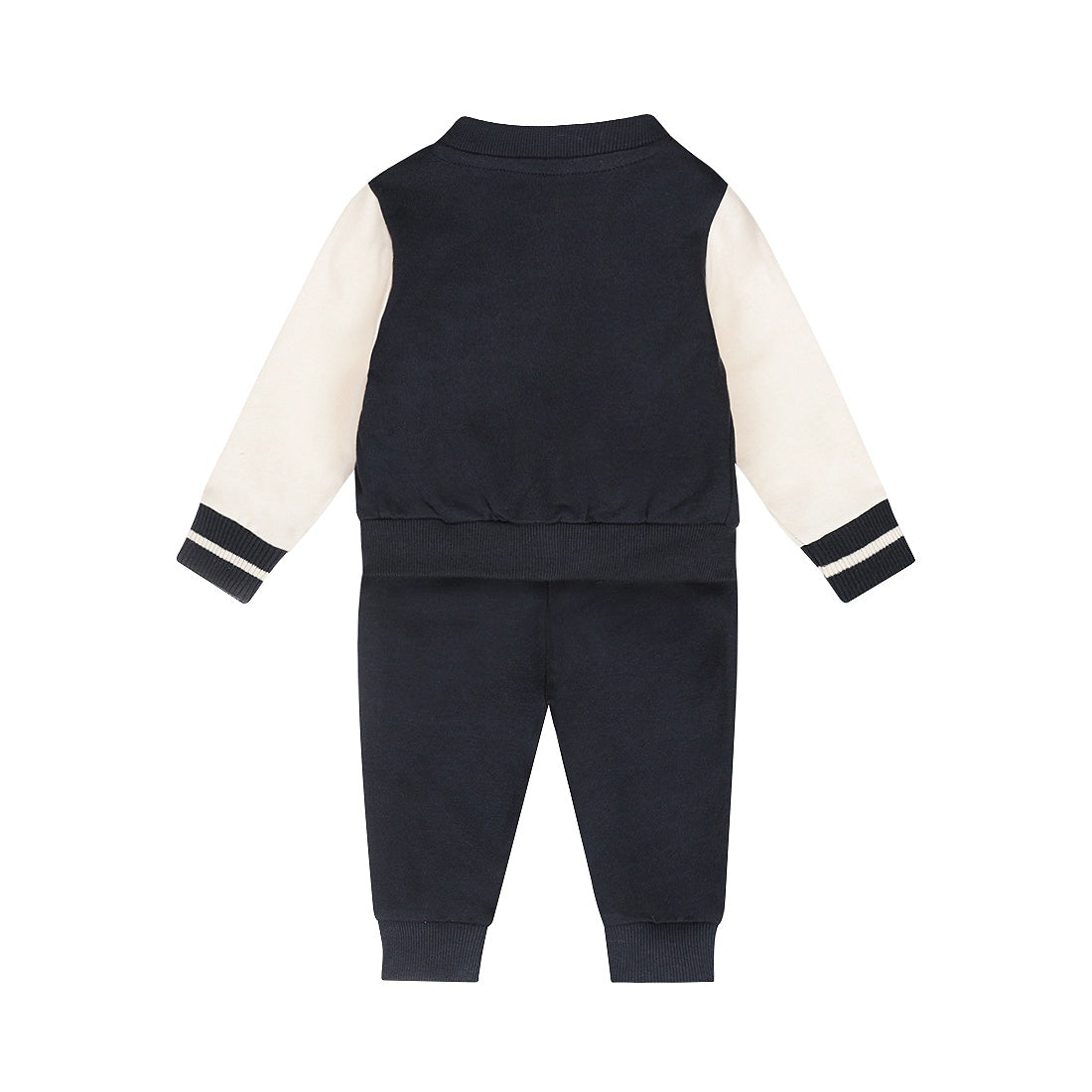 Dirkje jongens baby set T-shirt vest broek donkerblauw