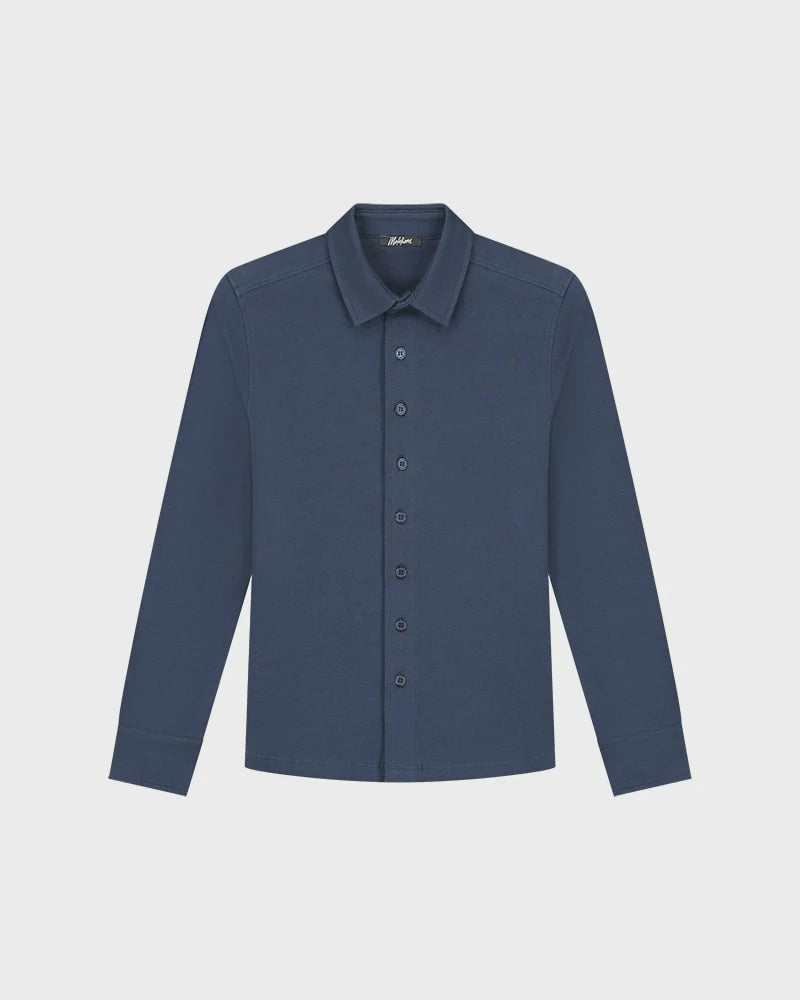 Malelions Junior Klassiek Shirt | Marine