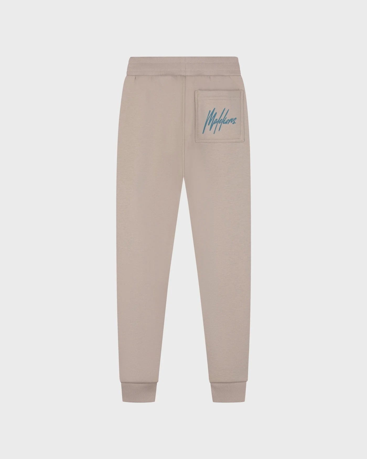 Malelions Junior Gestreepte Signature Joggingbroek | Taupe
