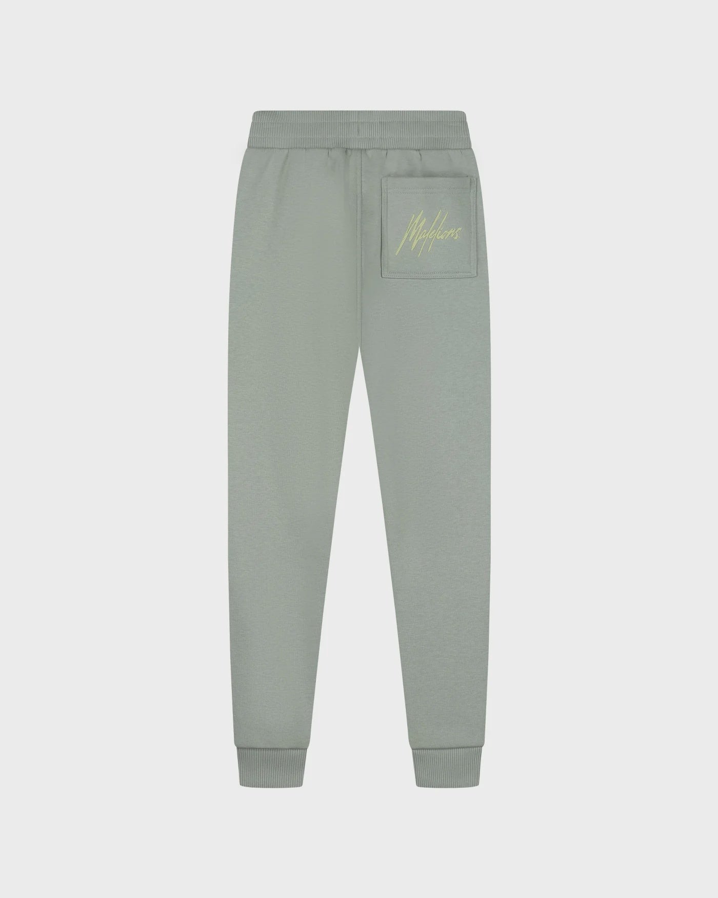 Malelions Junior Gestreepte Signature Joggingbroek | Agave Groen
