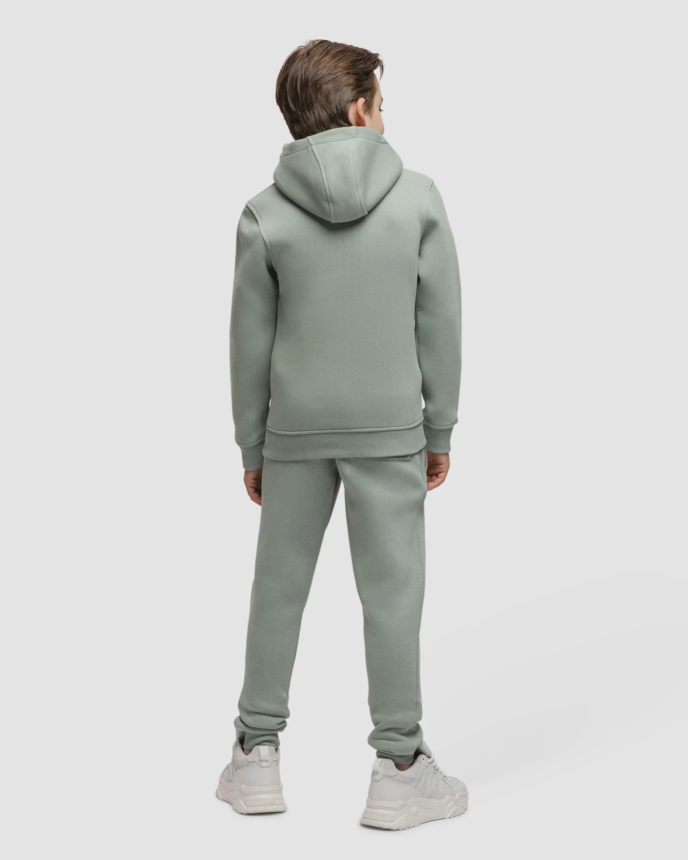 Malelions Junior Gestreepte Signature Joggingbroek | Agave Groen