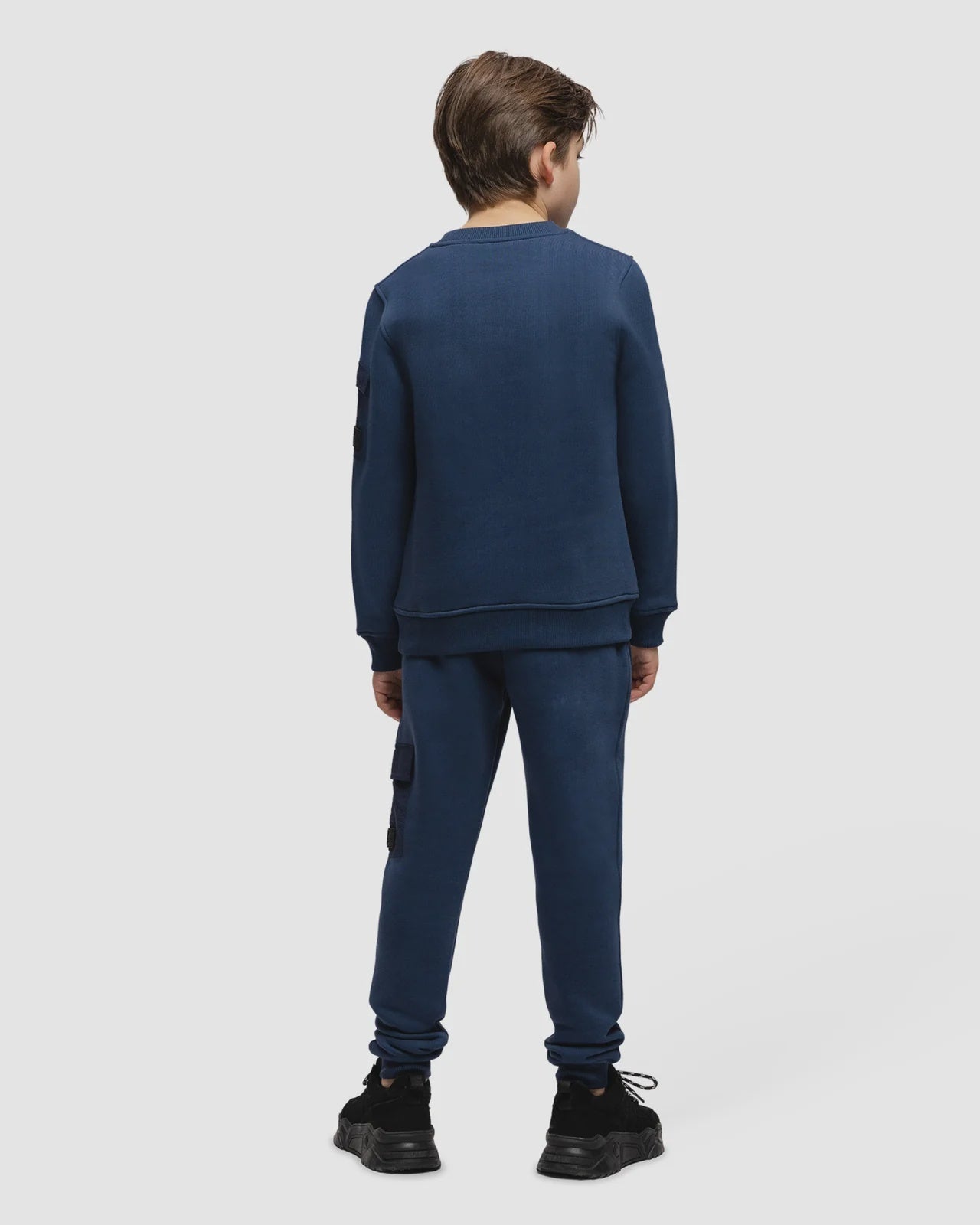 Malelions Junior Nylon Pocket Sweatpants | Navy