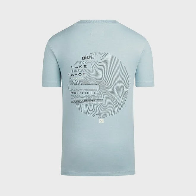 No Way Monday jongens T-shirt lichtblauw