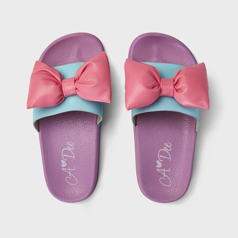 A'dee Lilac Bowty Sliders