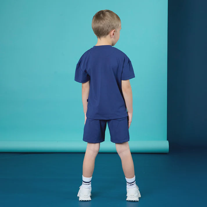 Mitch & Son Navy Harper Shorts Set