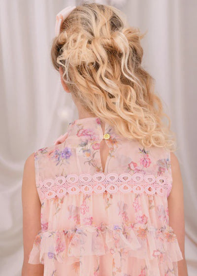 Angel’s Face Alberta Trail Flower Dress Peach