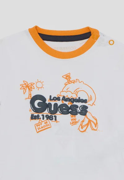 Guess BABY SET - Shorts - pure white