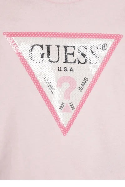 Guess active top ballet pink