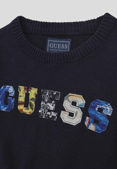 Guess sweater blauw