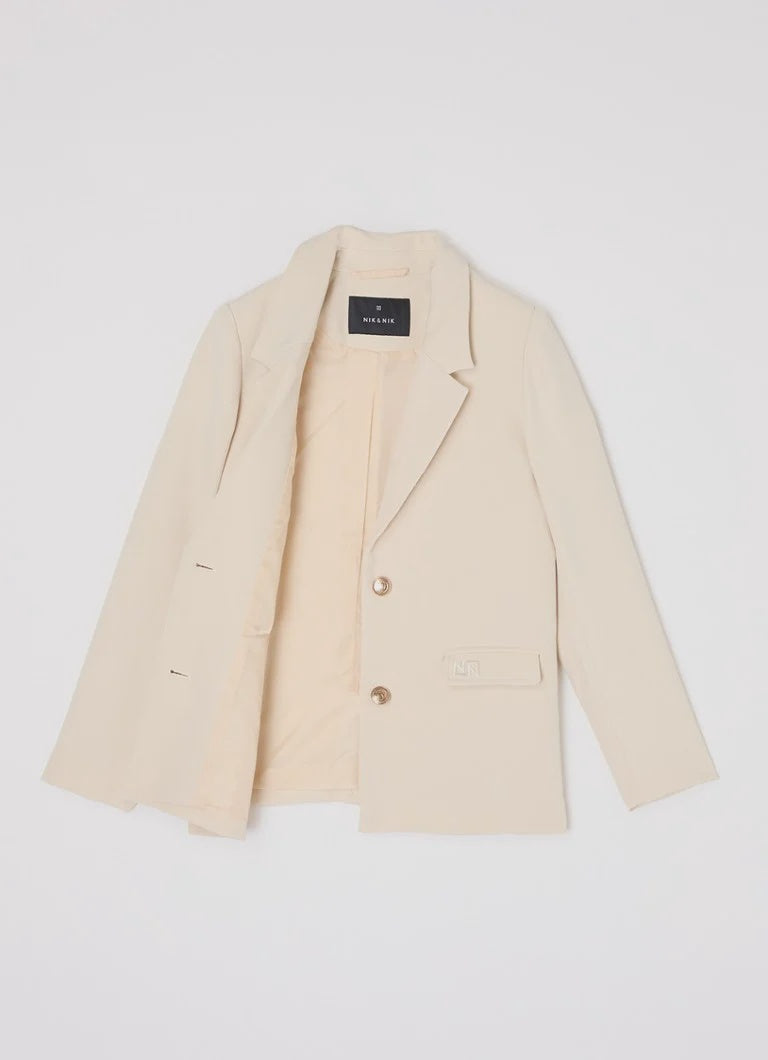 Nik & Nik pien blazer wood ash