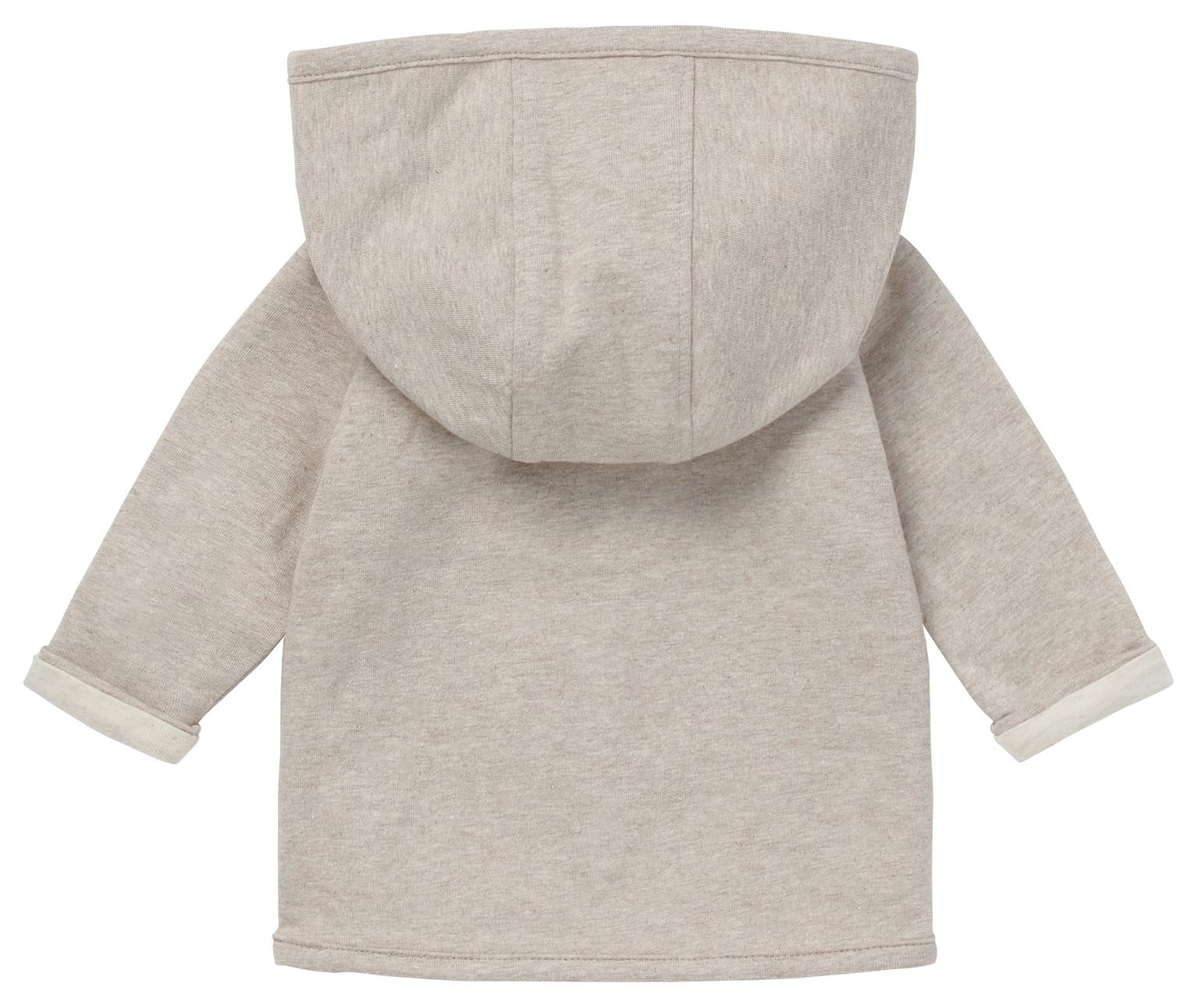 Noppies vest bonny reversible taupe melange