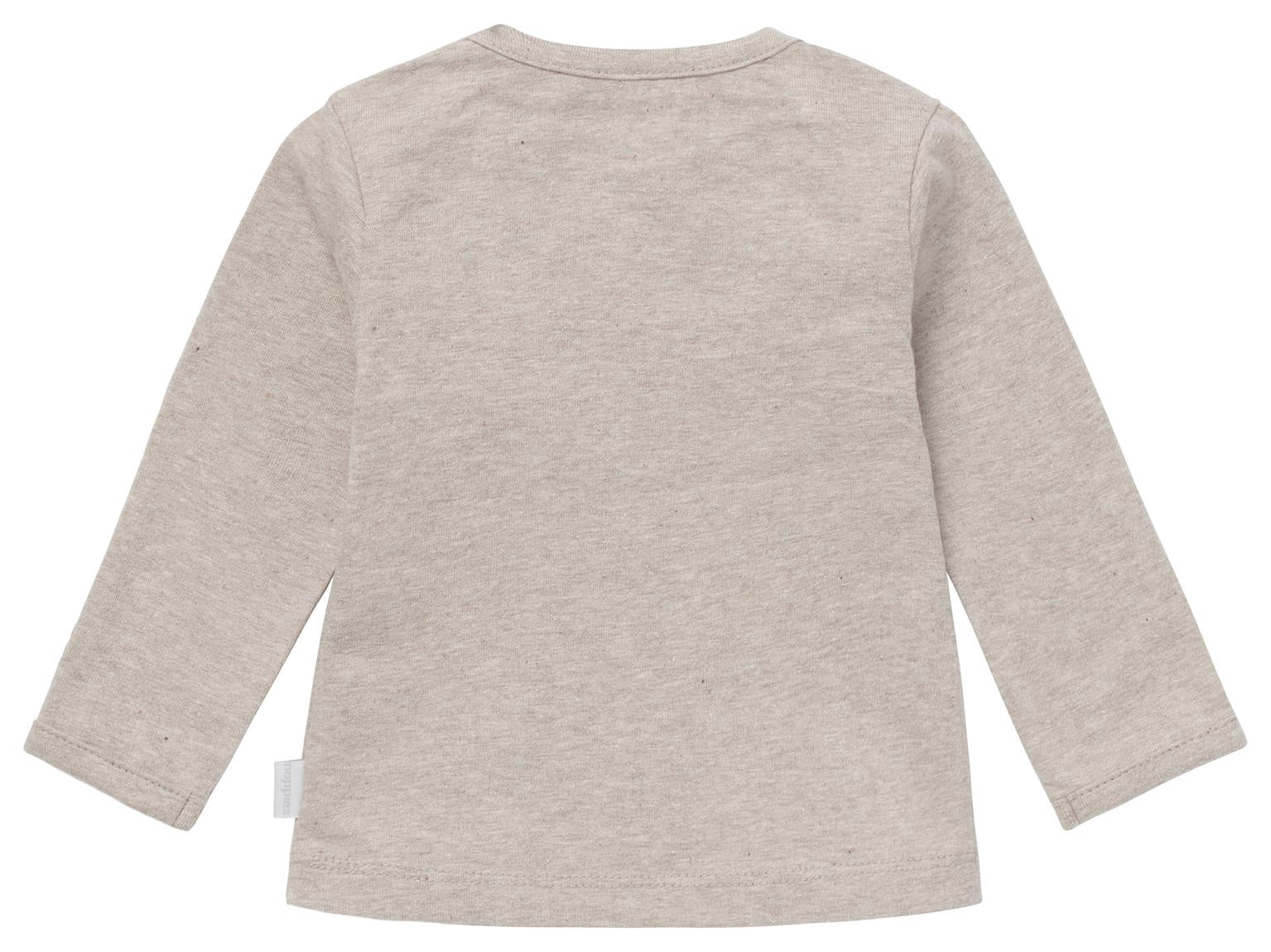 Noppies longsleeve hester taupe melange