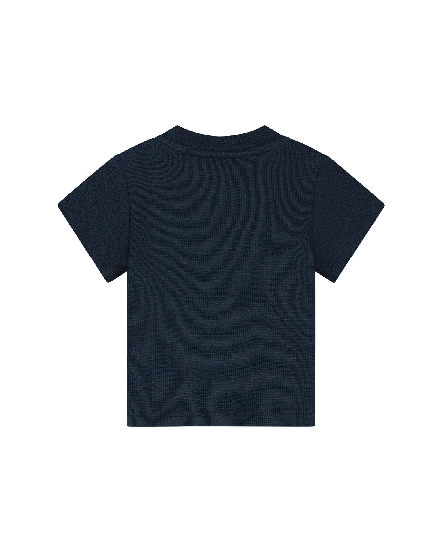 Malelions Baby Waffle Signature T-Shirt navy