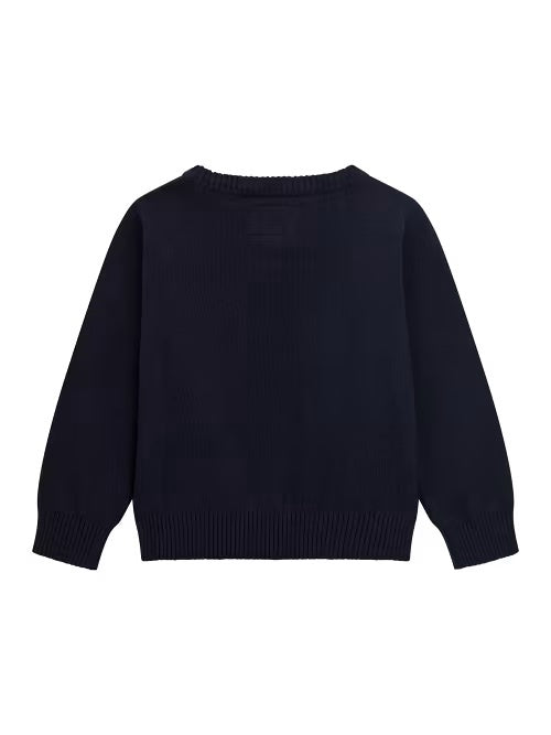 Guess ls sweater blauw
