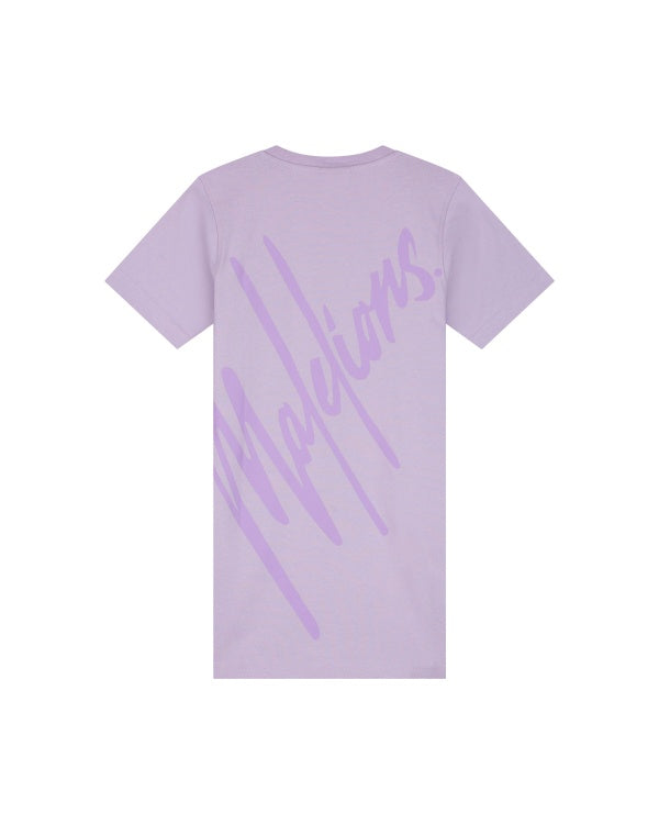 Malelions Junior Girls Firma T-Shirt Dress lilac