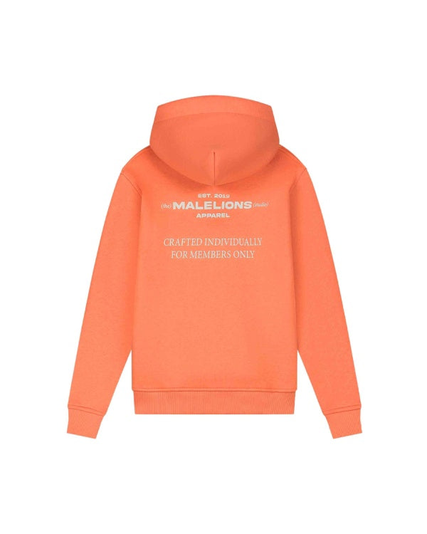 Malelions Junior Girls Members Hoodie coral