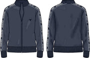 Guess sweatshirt w/zip slik blue