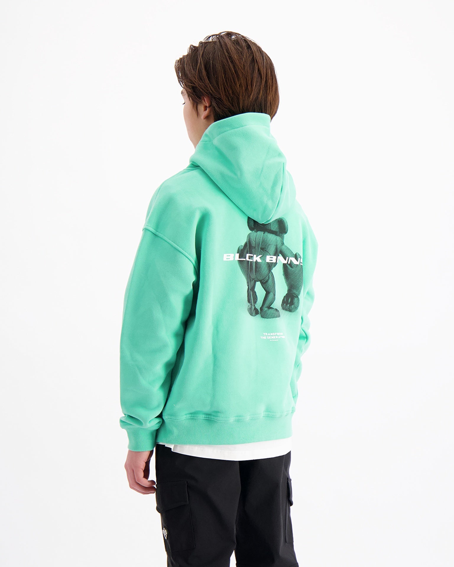 Black Bananas KIDS 3D CONVOY HOODY GROEN
