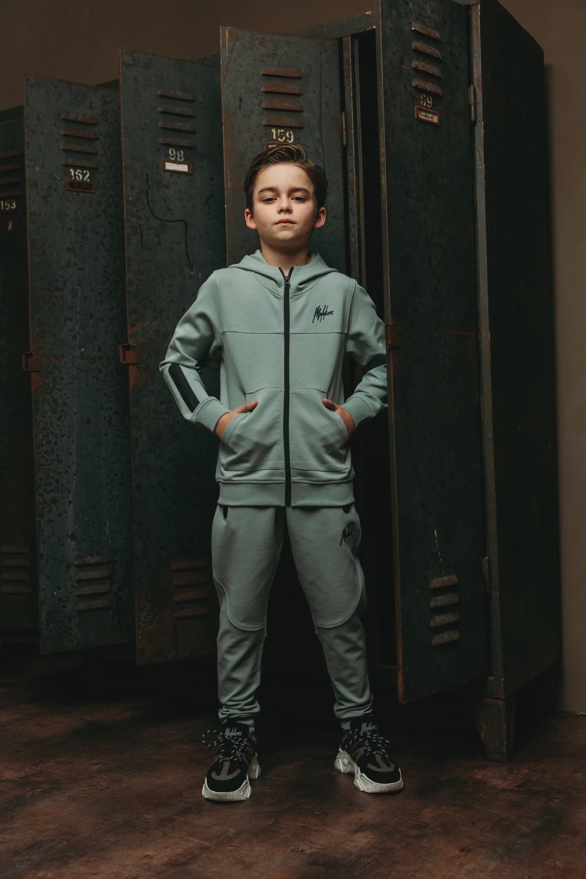 Malelions Junior Counter Trackpants  Agave Green
