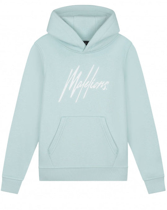 Malelions Junior Striped Signature Hoodie