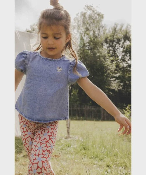 LOOXS Little Washed Denim Blouse