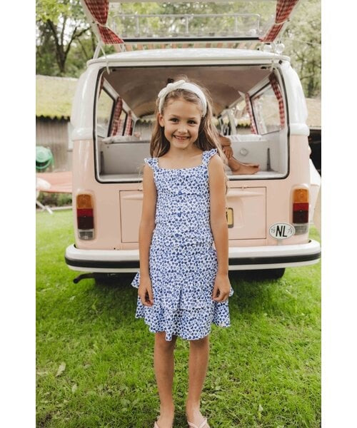 LOOXS Little Zomerse top Kobalt hartjes