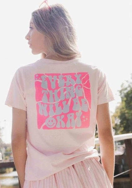 LOOXS 10sixteen T-shirt Pastel Pink katoen/modal
