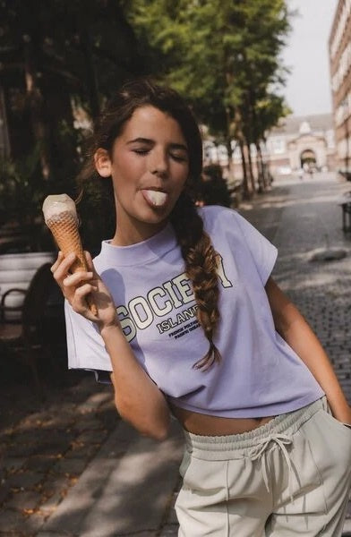 LOOXS 10sixteen T-shirt Lila Society