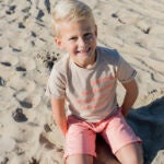 SKURK Jongens Short Brands Koraal