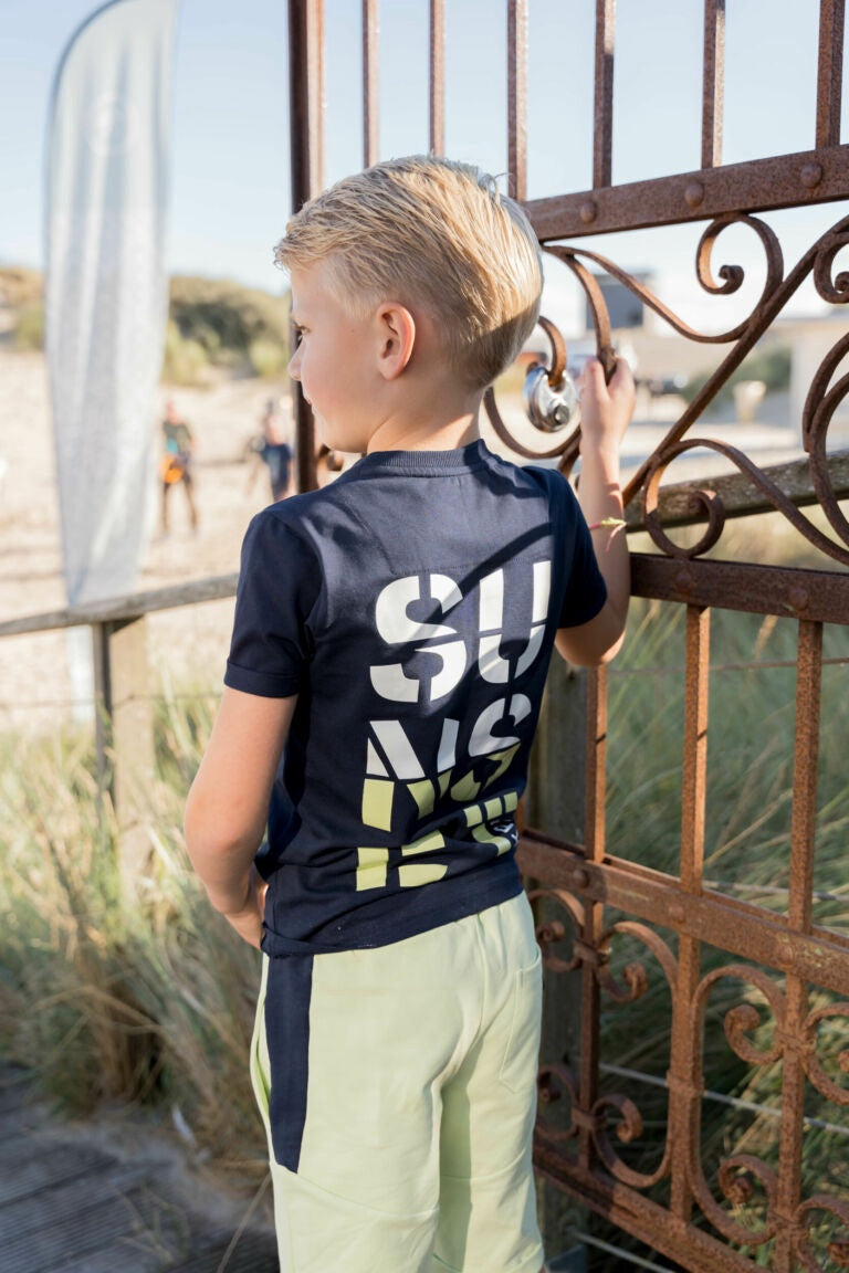 SKURK Jongens Short Booz Lime