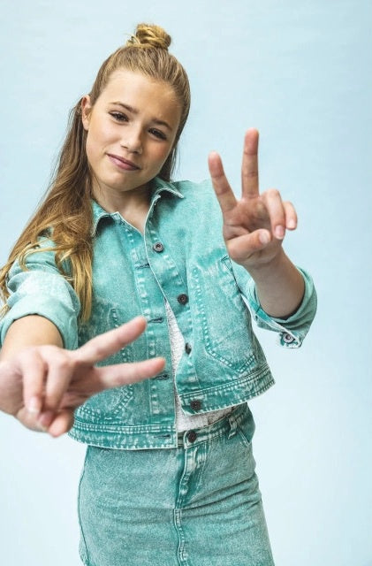 LOOXS 10sixteen Denim jasje Groen