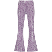 Vingino high waist flared broek Sindry met all over print lila