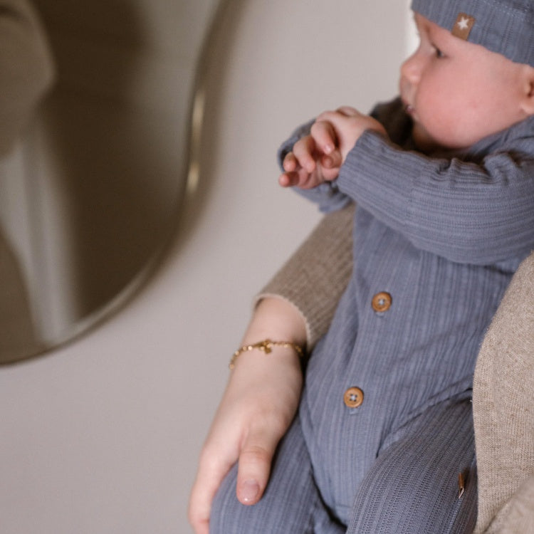 Dirkje Boxpak met mutsje Blauw