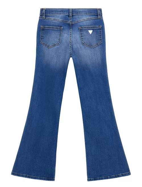 GUESS STRETCH DENIM FLARE FIT PANTS