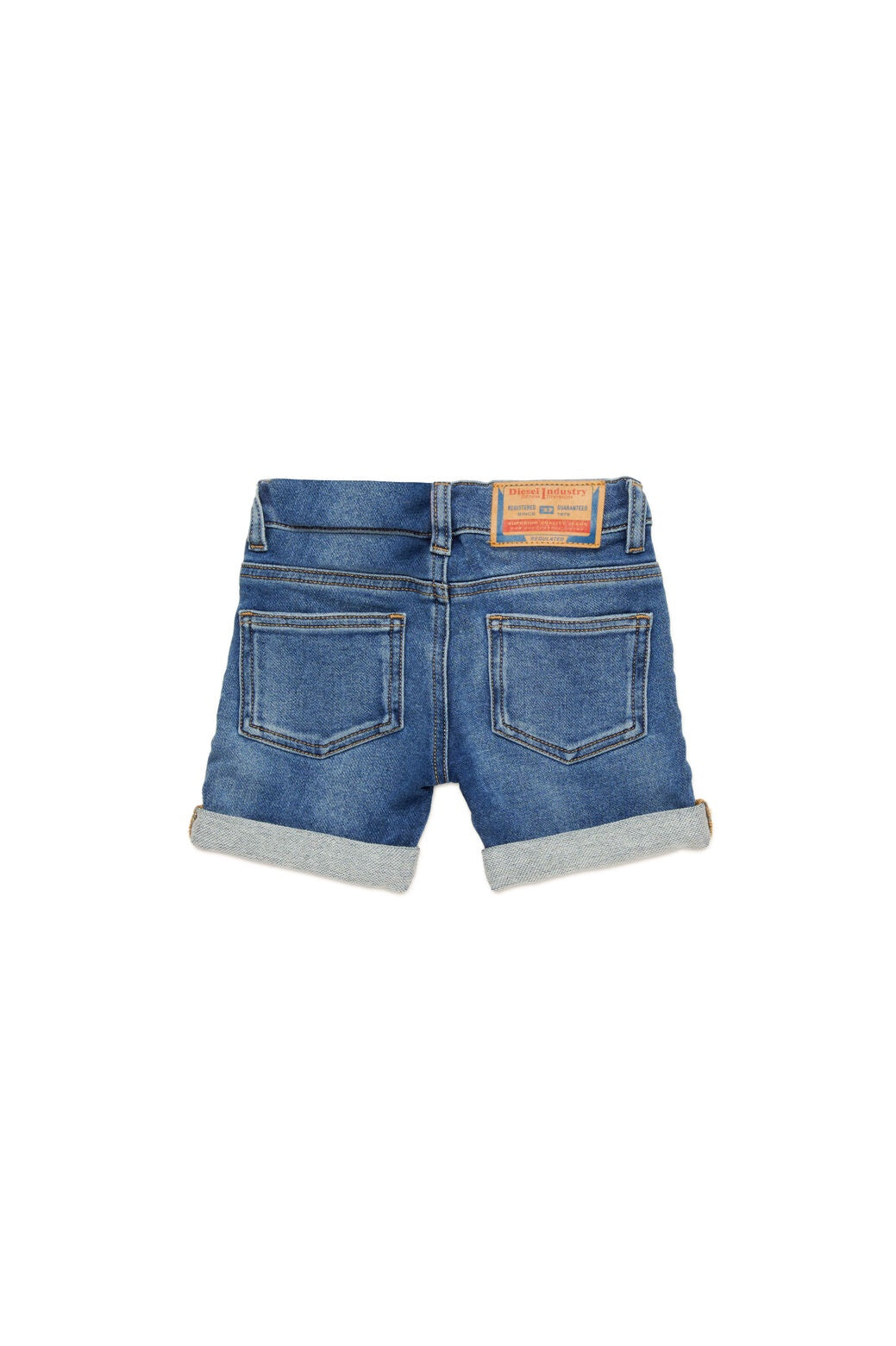 Diesel Lived-in JoggJeans shorts with turn-ups