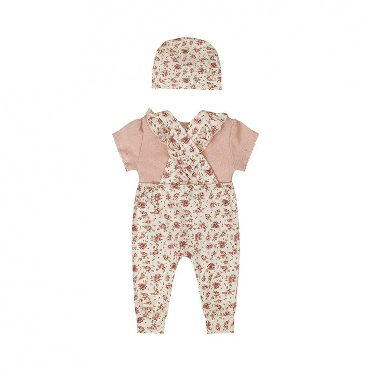Dirkje 2 pce babysuit ss + hat