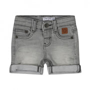 Dirkje jongens jeans short grijs knitted