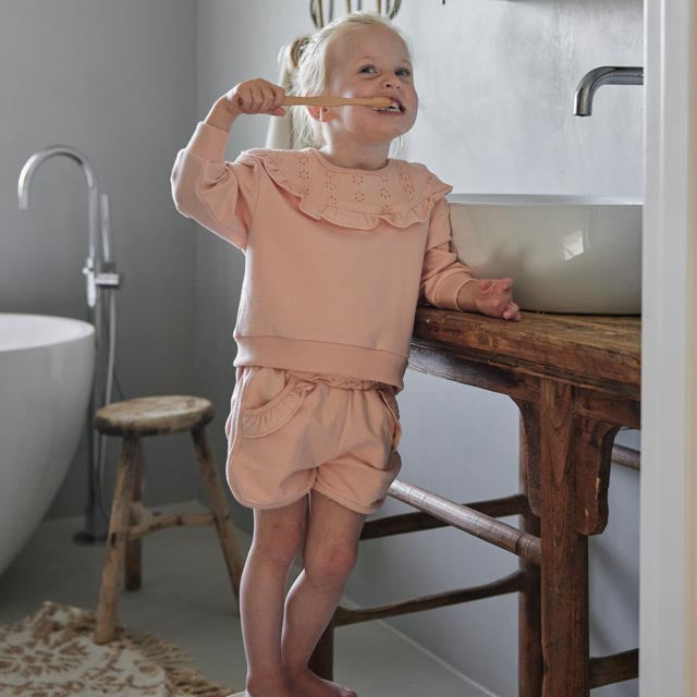 Dirkje meisjes shorts koraalroze