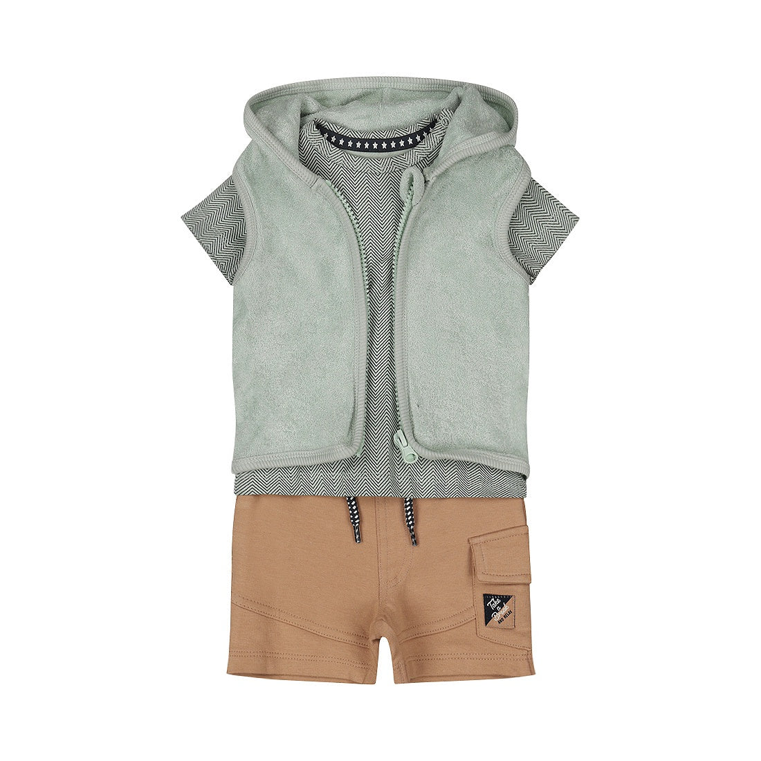 Dirkje 3 pce babysuit ss