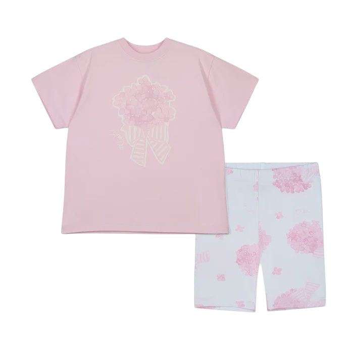 A'dee Pink Camila Cycling Short Set
