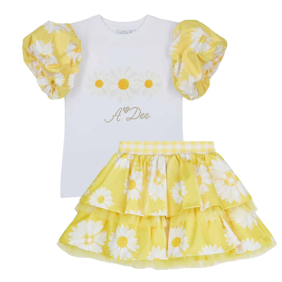 A'dee White Dallas Skirt Set