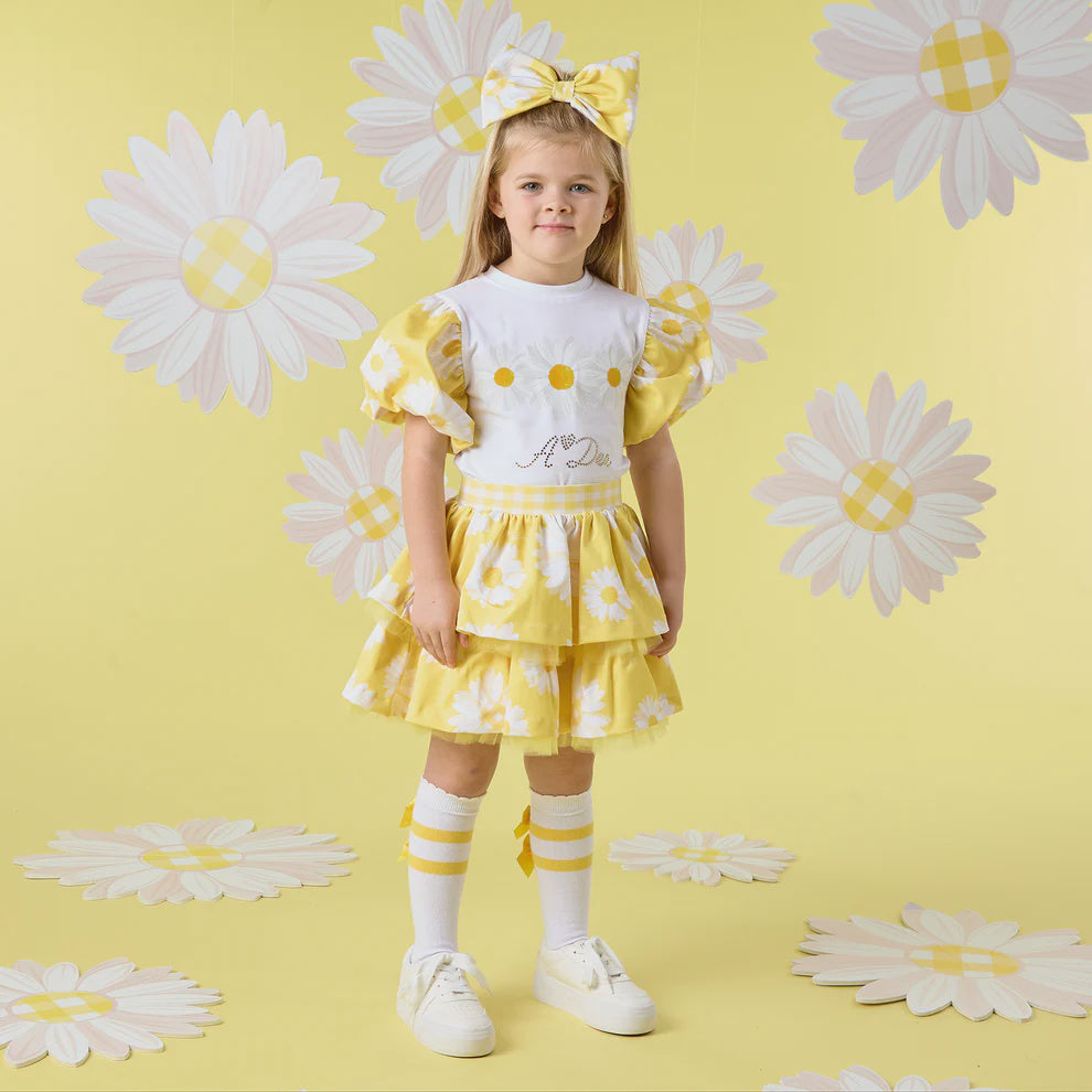 A'dee White Dallas Skirt Set
