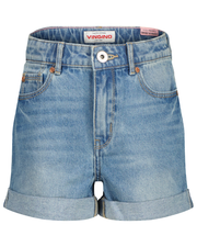 Vingino Regular Jeans 'Dewi' in Blauw Denim korte broek