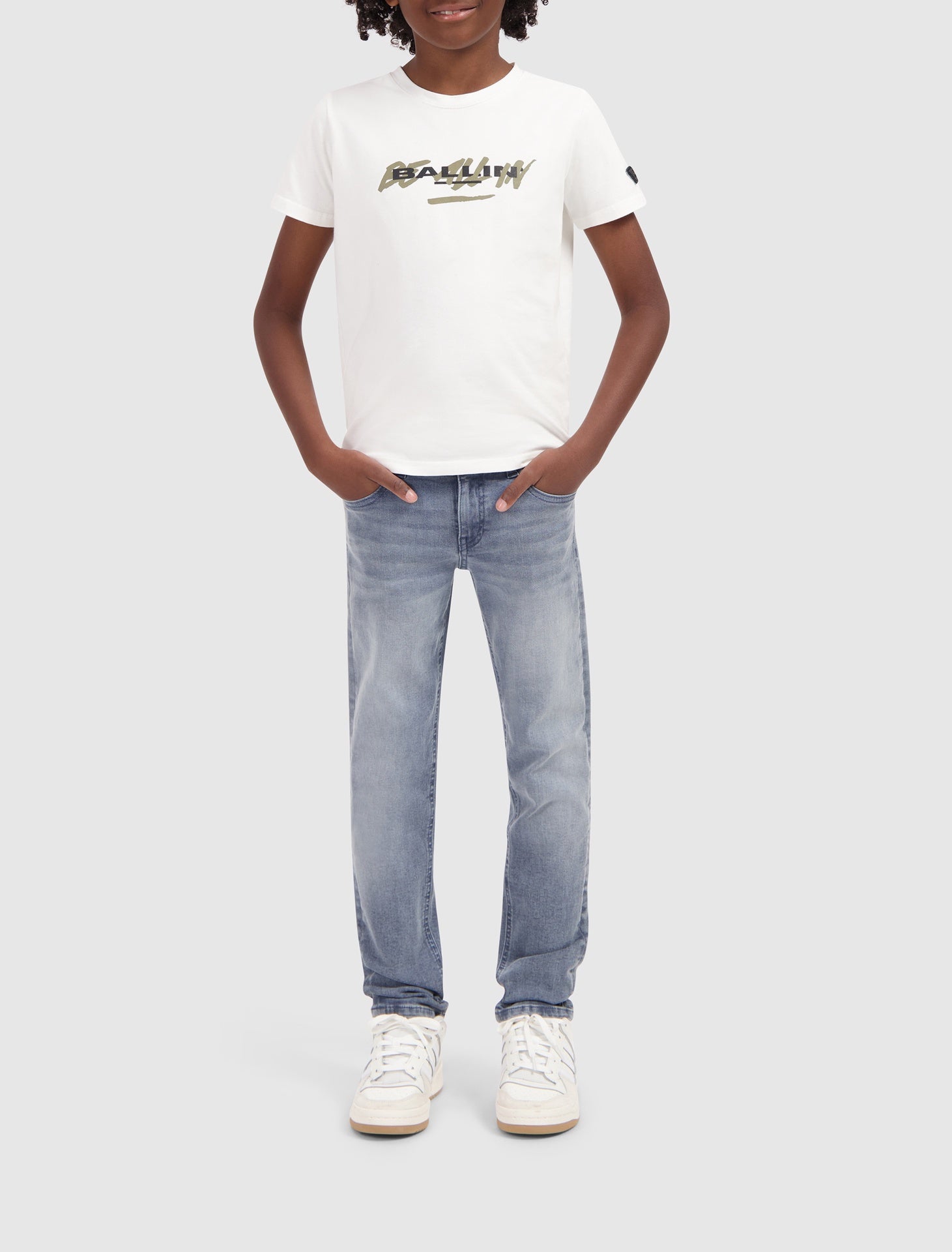 Ballin Junior Be ALL IN T-shirt off white