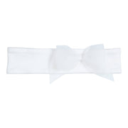 Gymp Headband Aerobic Bow Withe