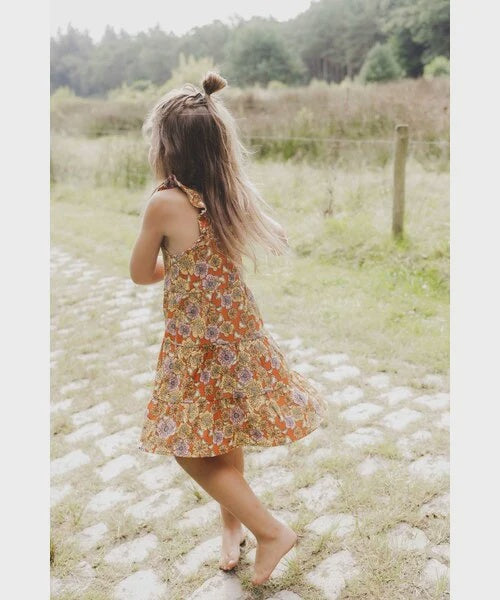 LOOXS Little Zomer jurkje Retro Vibes