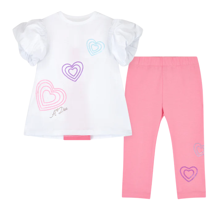 A'dee White Ella Legging Set